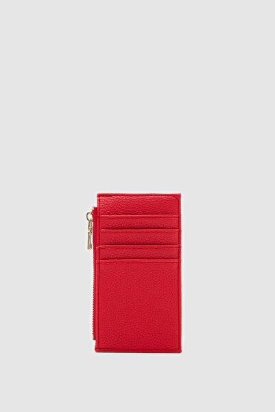 Shule Bags Linn Textured Women's Card Holder Red