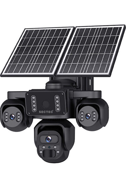 Sectec ST-523-9MAOV-4G-EU IP Κάμερα Παρακολούθησης Τετραπλής Κατεύθυνσης 4G F...