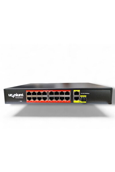 Universal Uranium Poe-G1621Sfp-300W 16 Port Gigabit+2Xgb Rj45+1Xsfp Uplink Po...