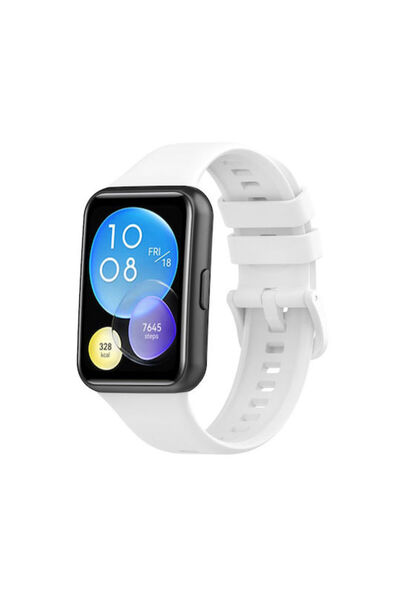 Other Σονικ Μαλακό Λουράκι Σιλικόνης Λευκό (Huawei Fit 2 Active)