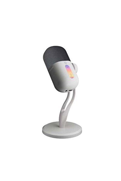 porodo Elyx RGB Condenser Microphone with Noise Suppress Button, Adjustable A...