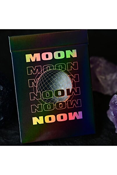 OyuncaklarÜlkesi King Star Moon (Black Holo) Premium Playing Cards Collectibl...