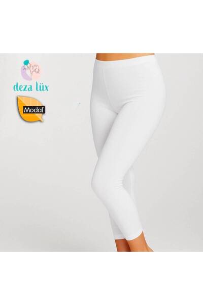 medineticaret High Waist Modal Beli̇kom Long Leggings