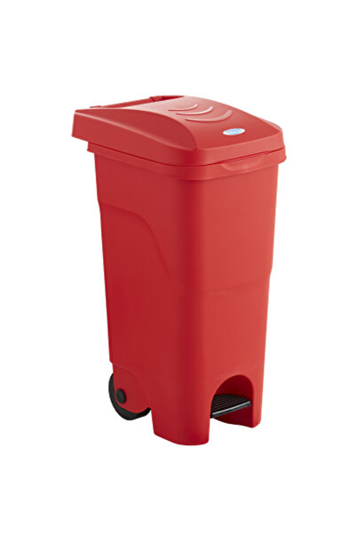 RNLl04 Home Tekerlekli Pedallı Plastik 85 Litre Endüstriyel Çöp Kovası