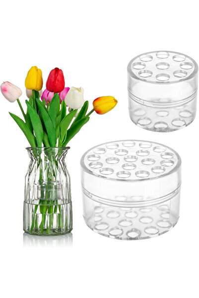 Arabest 2-Piece Spiral Flower Stem Holder,DIY Bouquet Arrangement Twister,Tra...