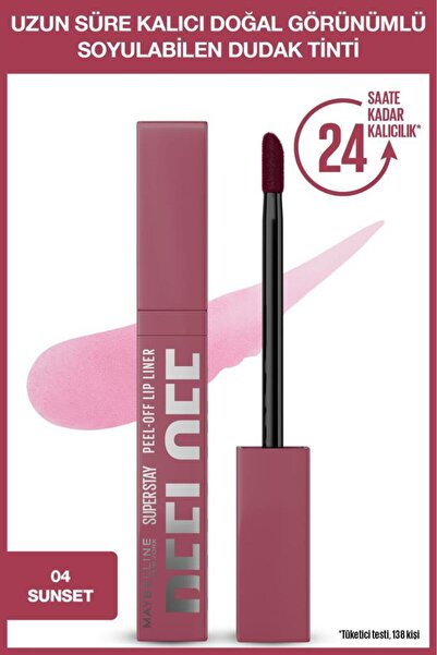 Maybelline New York Super Stay Peel Off Soyulabilen Dudak Tinti - 24 Saate Ka...