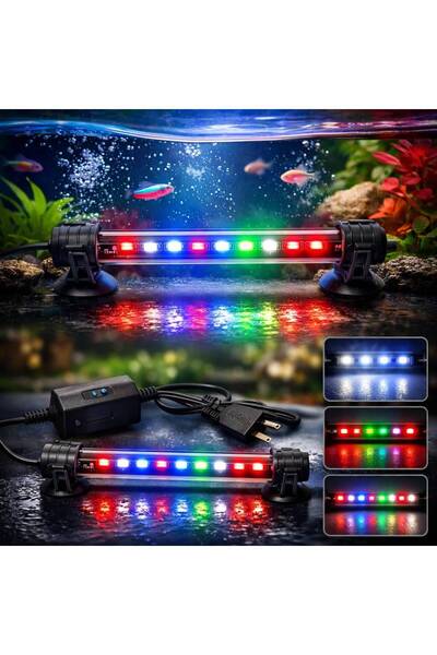 Classica Bara led RGB 17 cm iluminare acvarii si incinte