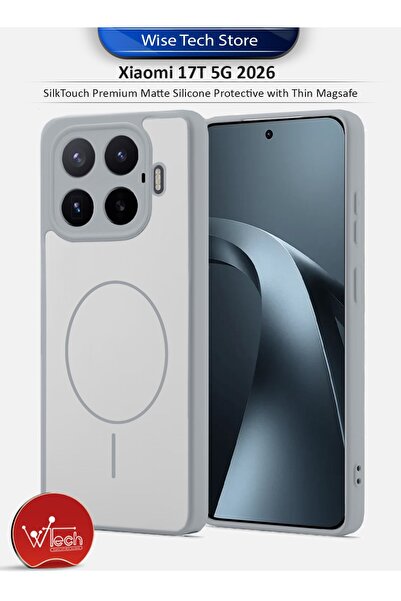 Wtech Xiaomi 17T 5G 2026 SilkTouch Premium Matte Silicone Protective with Thi...