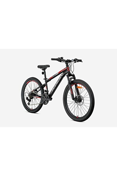 Kron VORTEX 4.0 - 24" MTB - 13' - 21 Vites - M.DISC - Mat Siyah-Gri/Kırmızı