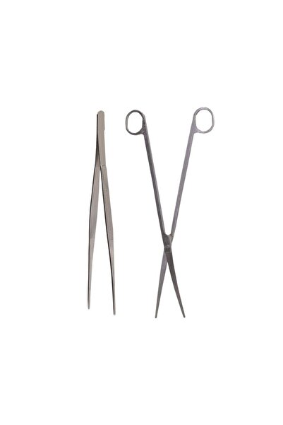 Ocean Free Set de foarfeca + penseta din inox pentru acvariu