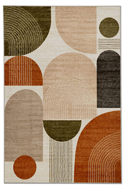 Rugs Modern Halı SDTAMOR Şekil Desenli Modern Dokuma Taban Dekoratif Halı sdt...