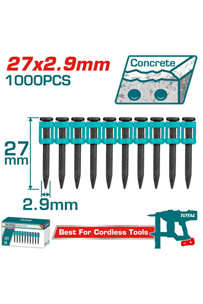 TOTAL 27X2.2Mm Tac02271 Total Staple Nails