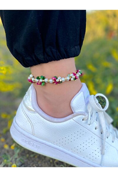 Beykan handmade Natural Stone Series Ivy Anklet Stone