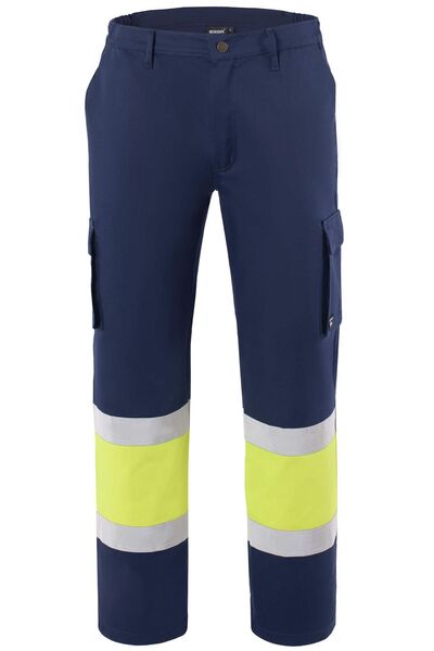 axon Παντελόνι HI-VIS LEGGERO NAVY BLUE/FLUOR YELLOW XL