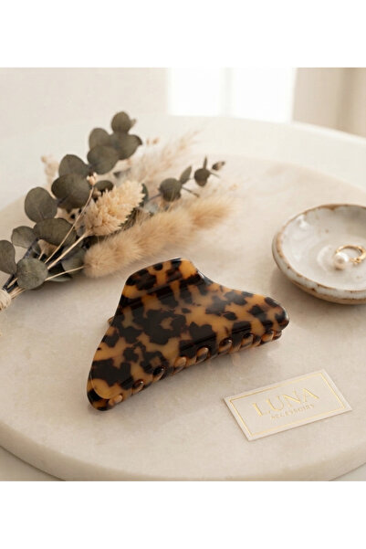 Lotus luxury Büyük Boy Kemik Mandal Toka Sedefli