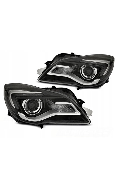 Opel Σετ Εμπρόσθιων Προβολέων για Insignia 13-17 LED TRU DRL Μαύρο LPOPB2 (CA...