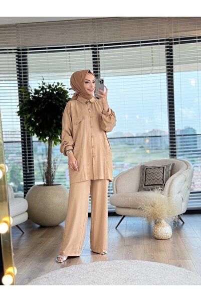 Levidor 100248 طقم أيروبين مزدوج مزين باللاكيه لاتيه