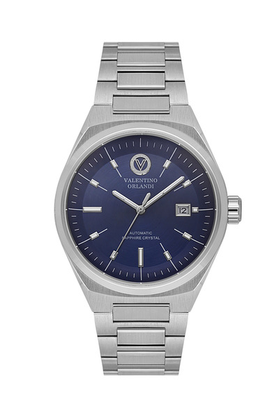 Valentino Orlandi Silver Stainless Steel Watch for Men VO.1.10024-3