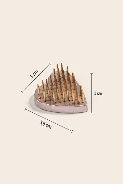 çillaconcept Kenzan Çiçek Tutucu-Mini Kalp Form