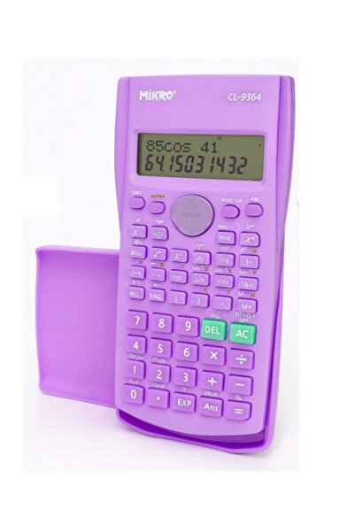 Mikro Digital Fonksiyonlu Hesap Makinesi 10+2 Hane Mor Cl-9364
