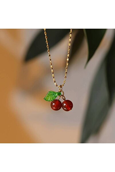 bitki diyarı Cherry Necklace