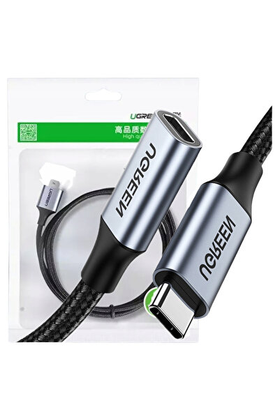 Ugreen Cablu prelungitor USB-C pentru laptop și telefon 4K 100W 3.1 Gen2 1M N...