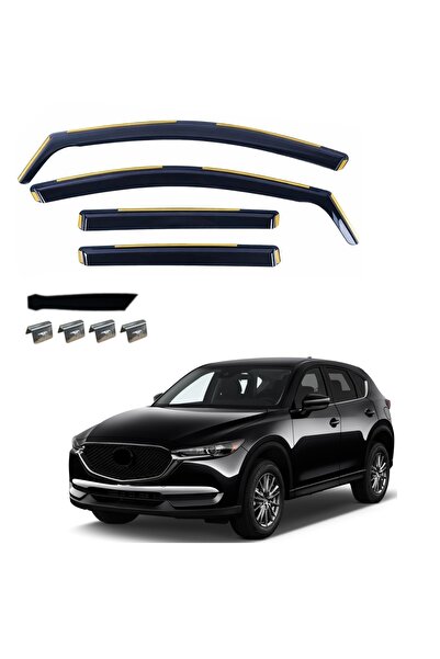 Flexzon Ανεμοθραύστες για MAZDA CX-5 II 2017 - 2021 4 τεμάχια. FZVETRBR0147