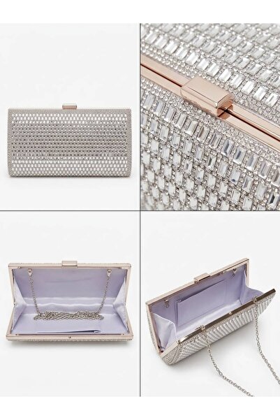 weem bag Double Sided Rhinestone Evening Bag for Women