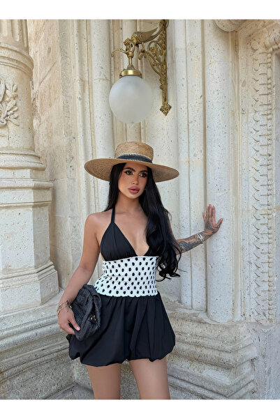 kırmızı butiks Balloon Skirt Pauntiye Dress
