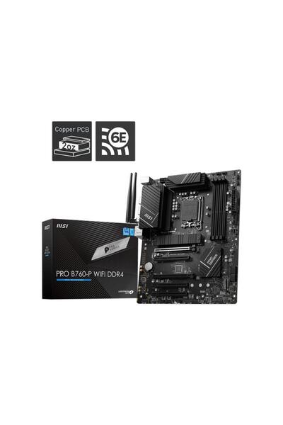 Universal Msi Pro B760-P Wifi Ddr4 4000Mhz 1Xhdmi 1Xdp 2Xm.2 USB 3.2 Atx 1700...