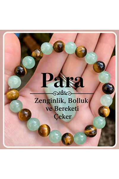 best bioenerji taş terapi Set of 2 Para Natural Stone Bracelets 8 mm – Tiger'...