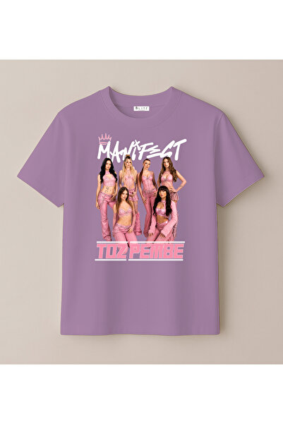 BLITZIST Manifest Dusty Pink Design Printed Children's T-Shirt (Ages 4-13)