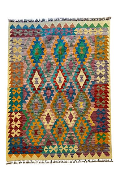 Vog Halı EFSANE Etnik El Dokuma Anadolu Desenli Kök Boya Kilim Vintage Bohem ...