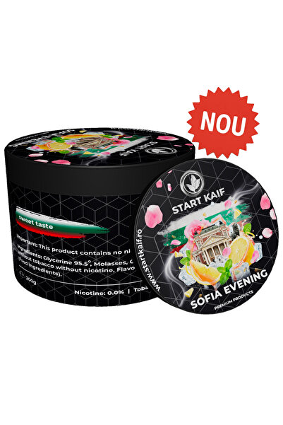 Start Kaif Aroma Narghilea StartKaif, Sofia Evening, din celuloza, fara nicot...