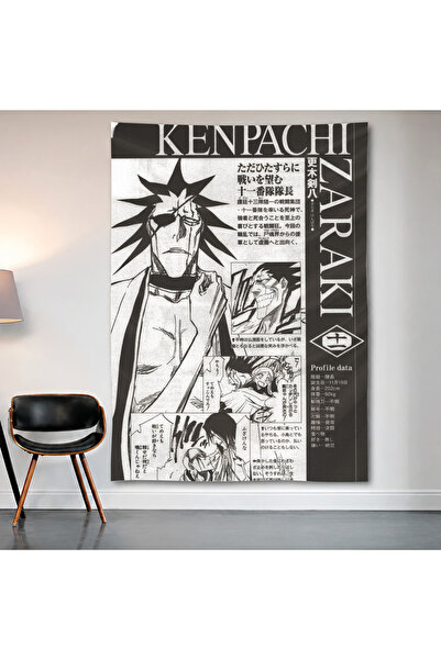 Geek Cultcha Kenpachi Zaraki Manga Panel Wall Covering Wall Tapestry First Qu...