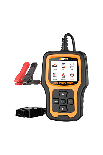 ANCEL Scanner OBD2 și Tester de Baterie 2 în 1 Pentru Vehicule, Diagnosticare...