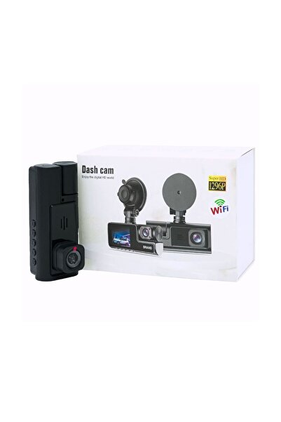 Das Cam Тройна Full HD видеорегистратор, 3 камери - предна/задна/интериорна, ...