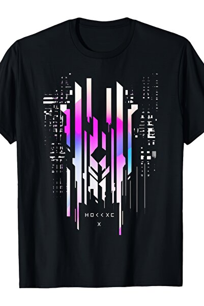 135 Japanese Cyberpunk Harajuku T-Shirt 100% Cotton 180g Heavy Tee with Retro...
