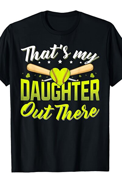 135 تي شيرت رياضي للجنسين بطبعة "That' My Daughter Out There" للأم والأب - 10...