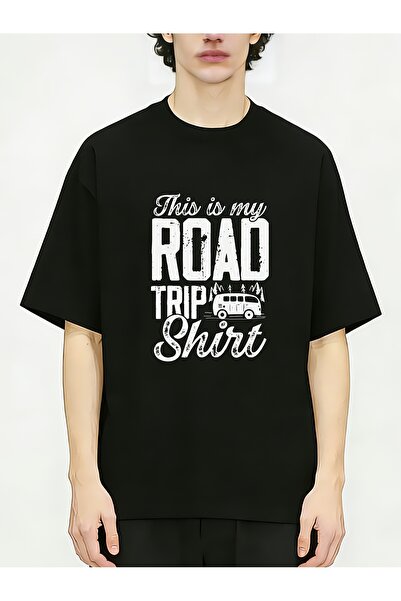 212ZTD Hobby Humor This Is My Road Trip Shirt Men'S T-Shirts Round Neck Short...
