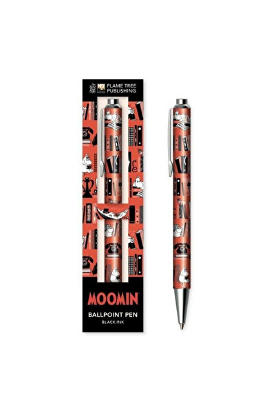 Flame Tree Pix cu bila / ballpoint pen Moomin Shelves With Books, cu cutie co...