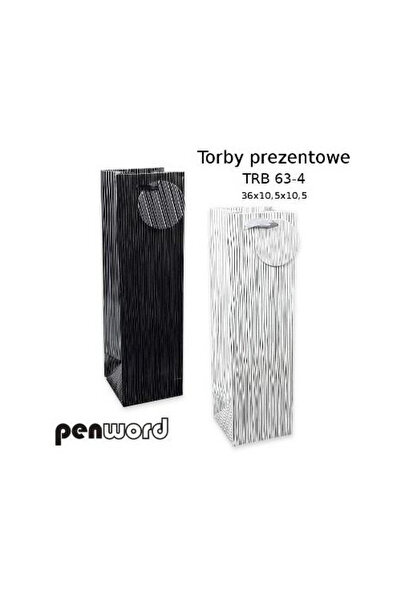 OEM Penword, Geanta cadou din hartie, mix de modele, TRB 63-4, Multicolor, 36...