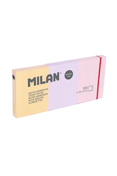 Milan Note adezive Pastel, blocuri autoadezive, multicolor, 250 buc