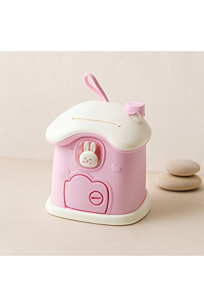 magicool Lockable House Model Plastic Children's Piggy Bank 18X16X18 cm