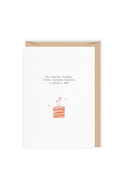 Cudowianki Felicitare de nunta multicolor 12x17cm cu plic