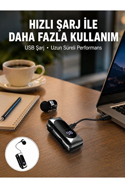 Uzun Pil Ömürlü Kablosuz Kulaklık – 25 Saat Konuşma ve Müzik Süresi Yeni Nesil