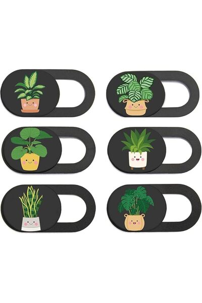 Generic 6pk Laptop Camera Cover Slide Cute, Laptop Accessories, Webcam Cover ...