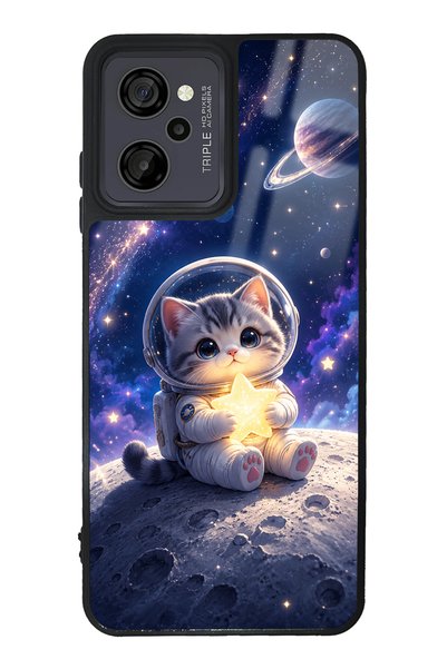 Spoyi Casper M45 Starlight Space Kitty Design Glossy Phone Case