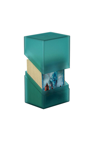 Ultimate Guard Cutie pentru carti Boulder 80+, 98x75x59mm, verde malachit