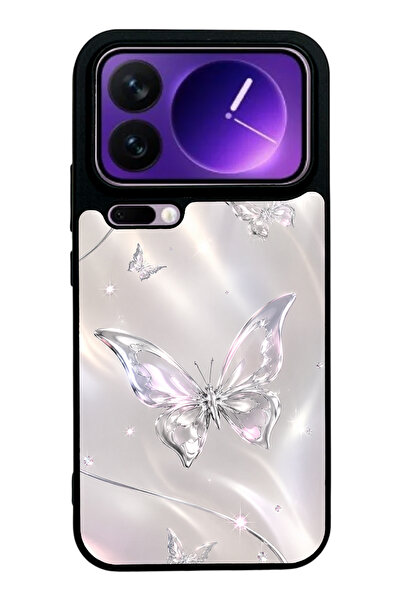 Spoyi Xiaomi 17 Pro Max Crystal Whisper Butterfly Tasarımlı Glossy Telefon Kı...